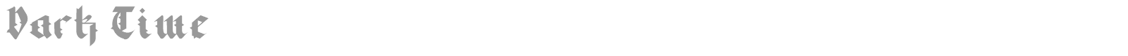 Dark Time font preview
